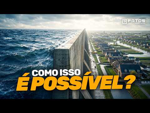 Como os Países Baixos vivem abaixo do nível do mar e não afundam
