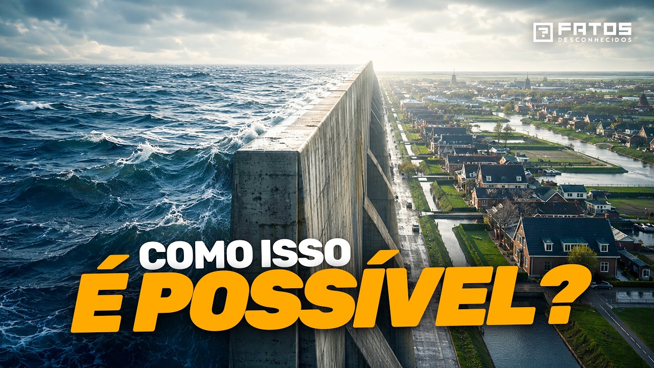Como os Países Baixos vivem abaixo do nível do mar e não afundam