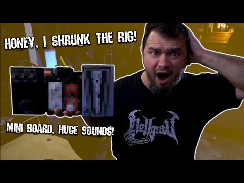 This pedalboard-rig is TINY, but POWERFUL.