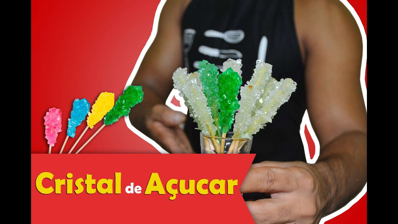 DIY: Cristal de Açúcar ou rock candy - Faça  VC Mesmo
