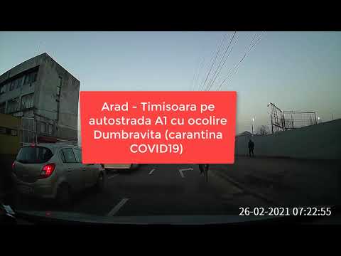 Autostrada A1 Arad - Timisoara via centura Timisoarei (ocolire Dumbravita)