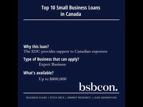 , title : 'The Top 10 Small Business Loans in Canada'