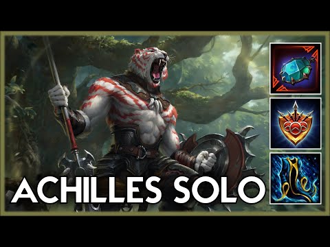 SOLO DIFF 1v9ING THE PRO LEAGUE ON ACHILLES - Pro League Solo Lane Gameplay