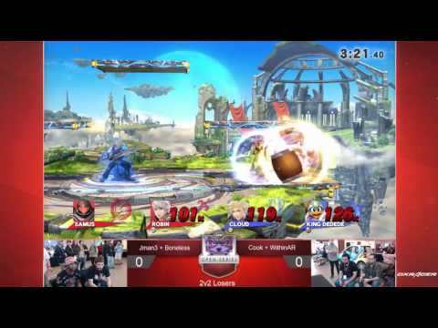UGC Smash 4 2v2 Pools - Jman3 & Boneless vs. Cook & WithinAR