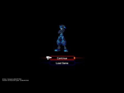 KINGDOM HEARTS II gameplay 43 Space Paranoids riding the light cycle PS4