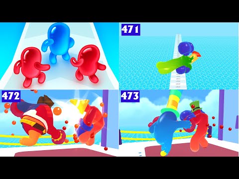 Join Blob Clash 3D Game New MAX LEVEL Update Walkthrough Level 471 - 472- 473