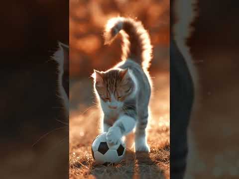 Thumbnail for #soccer #cat #music #slowedandreverb #edit #football #lifeisbutadream #dancesong #dreamscreenai