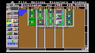 StickHead Plays SimCity (Again) - Atari ST