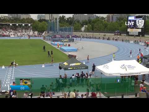 Mixed U11 4 x 100m Heat 1 - 2018 SUBWAY State Relay Championships // LAVicTV