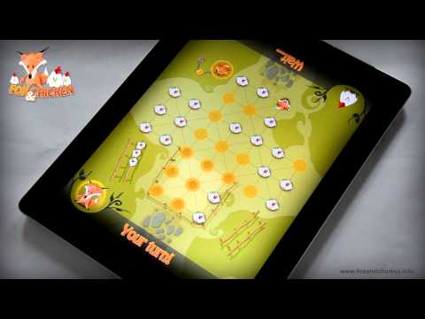 How to play 2 player board game Fox and Hens/Chickens