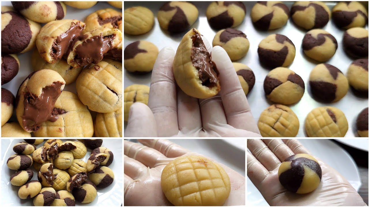 بسكويت العيد بسكويت بحشوة الشكلاته