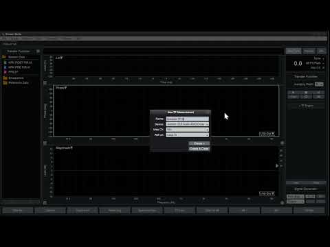 Smaart v9 Operation - Transfer Function Engines