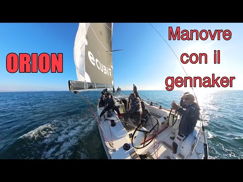 Regata delle Due Torri, strambata ed ammainata di gennaker