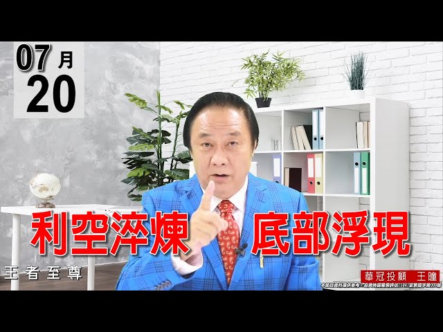 20210720《利空淬煉   底部浮現》盤面主跌就是航運、鋼鐵、塑化、紡織、玻璃，反而電子權值股與正規軍都走勢穩健。#王曈 #王者至尊