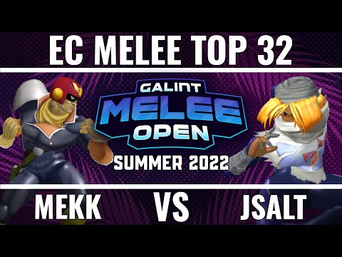 Mekk (Captain Falcon) vs JSalt (Sheik) - East Coast Melee Top 32 - GMO Summer '22