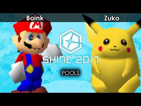 Shine 2017: Boink (Mario/Falcon) V Zuko (Pikachu) - Smash 64 | Pools