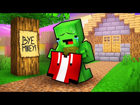 JJ is LEFT FOREVER in Minecraft! (Maizen)