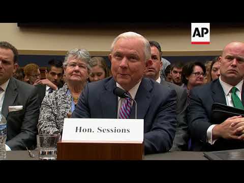 Sessions Questioned About Investigating Clinton