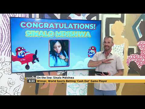 World Sports Betting Cash Out Game Week 7 Winner Sinalo Mdishwa - WSB