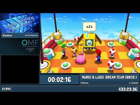 RRLAT5 - Mario and Luigi Dream Team (BROS) by snodeca part 1