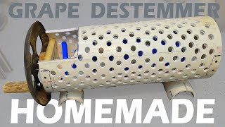 How to Make a Grape Destemmer for Winemaking