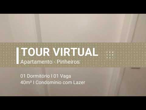 Apartamento com 1 dormitório para alugar, 40 m² - Pinheiros - São Paulo/SP