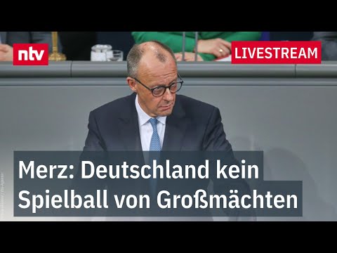 LIVE: Regierungsbefragung und Regierungserklärung zum EU-Gipfel von Bundeskanzler Merz