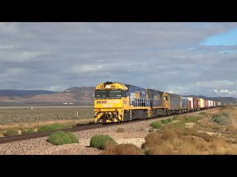 NR85 and NR20 on 4MP7 freight Winninowie