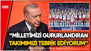 Cumhurbaşkanı Erdoğan'dan Filenin Sultanları'na Tebrik