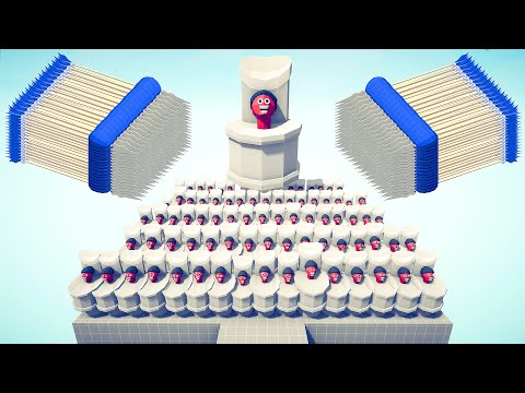 SKIBIDI TOILET ARMY + GIANT vs EVERY DUO GODS - Totally Accurate Battle Simulator TABS