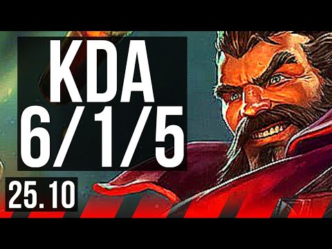 GRAVES vs SETT (TOP) | 6/1/5 | EUW Master | 25.10