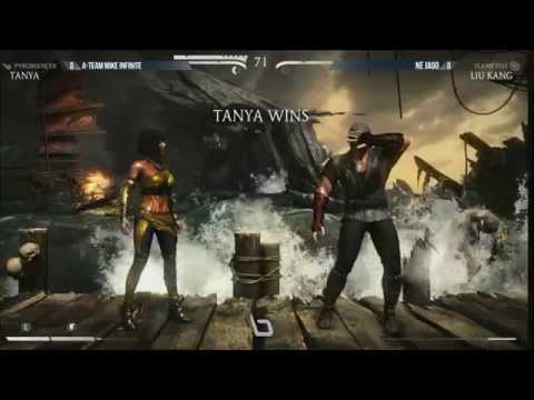 Next Level Battle Circuit 130 - MKX - A-Team Mike Infinite (Tanya) vs NE Jago (Liu Kang)