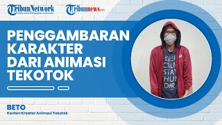 Penggambaran dari Karakter dan Tokoh dari Animasi Tekotok, Dibuat Simple tapi Tetap Menarik