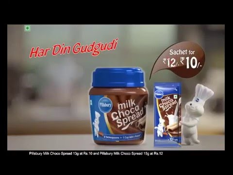 Pillsbury India - Milk Choco Spread, Now In A Rs.10 Sachet Too!