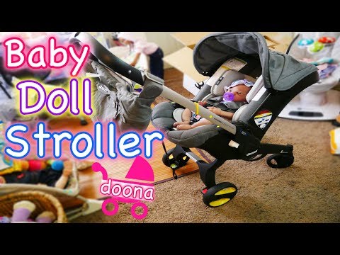 Silicone Reborn Baby Doll Stroller & Carseat Like a Joovy!