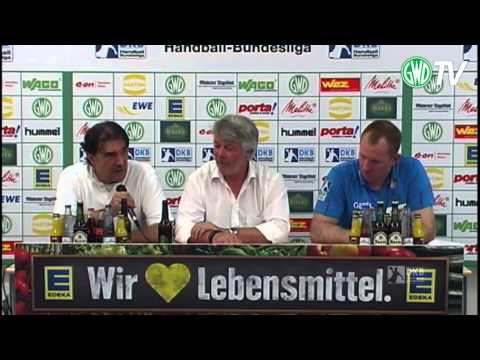 02.06.2013 GWD Minden - SC Magdeburg // Pressekonferenz
