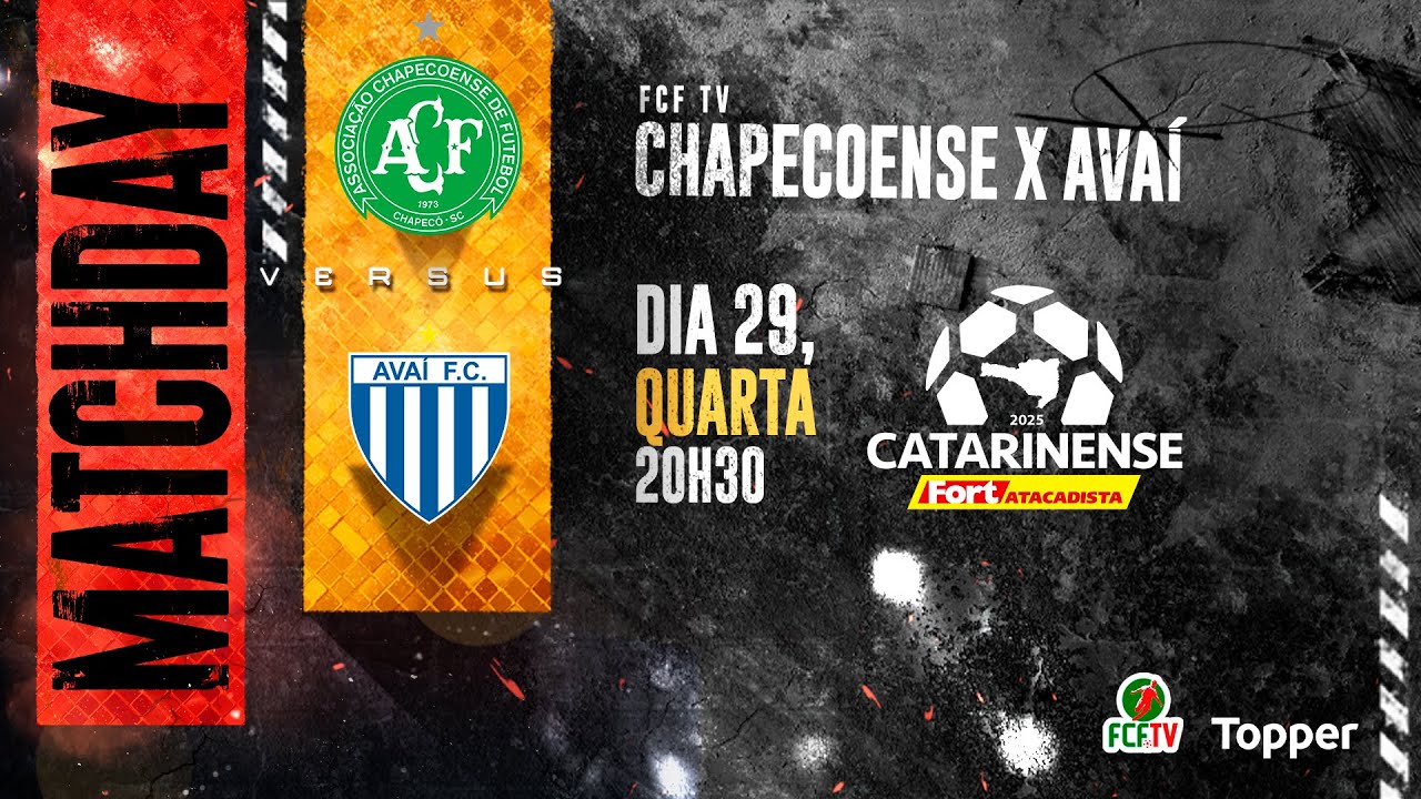 AO VIVO | CHAPECOENSE X AVAÍ | CATARINENSE FORT ATACADISTA 2025