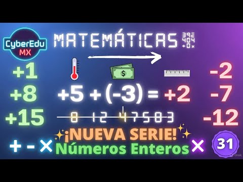 VIDEO 31: INTRODUCCIÓN A MATEMÁTICAS | Números Enteros y Operaciones | ECOEMS 2026 - NUEVA SERIE! - Anime ECOEMS 2026