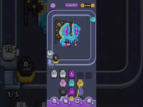 Pixel Flow Level 802 Walkthrough