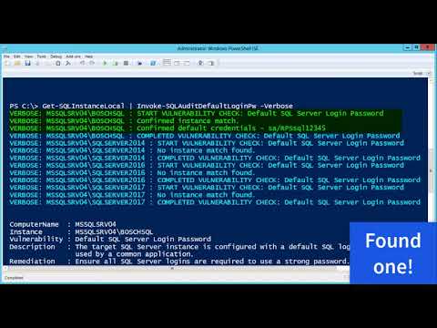 Using PowerUpSQL to Find Default Passwords Associated with 3rd Party SQL Server Instance Names