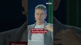 Warner Music CEO: "Storytelling always plays a role in people's lives"