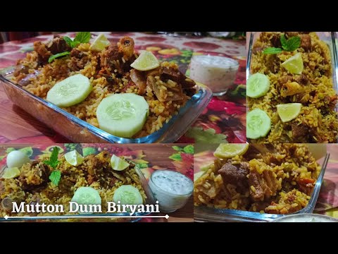 Mutton Dum Biryani | Eid Biryani recipe | Mubeen Taj's Kitchen