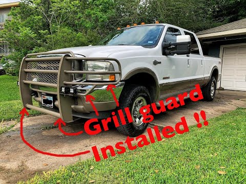 F250 Grill Guard Install
