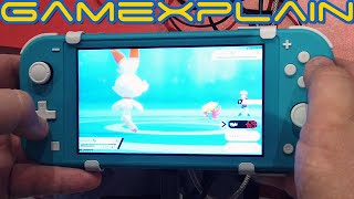 Pokémon Sword and Shield Running on Nintendo Switch Lite! (Pokémon Center London)