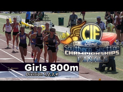 2022 TF - CIF-ss FINALS - 800 Meters (Girls, all 4 divisions)