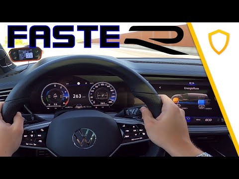 VW Touareg R - 0-255 km/h Topspeed on Autobahn