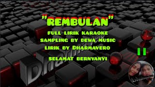 Download lagu Rembulan karaoke full lirik... mp3
