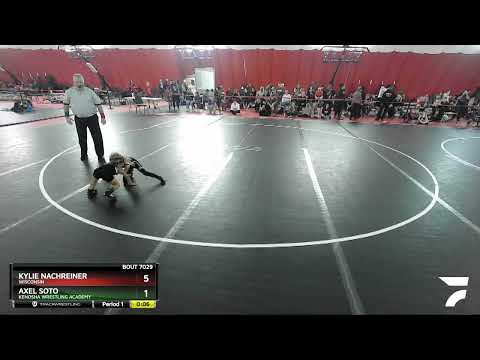 39-41 Lbs Round 2 - Axel Soto, Kenosha Wrestling Academy Vs Kylie Nachreiner, Wisconsin 9770