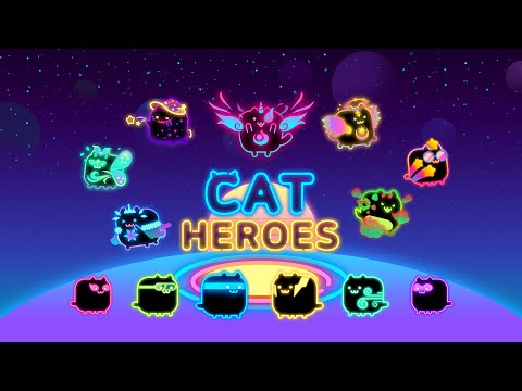 Cat Heroes - Merge Defense Video