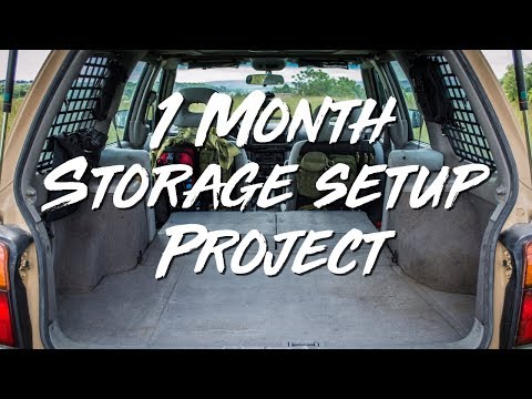 1 MONTH ONLY to build my OVERLAND INTERIOR STORAGE SETUP !